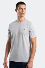 Slazenger - Slazenger NOONE I Erkek Gri Tişört