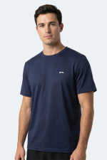 Slazenger - Slazenger NOONE I Erkek Lacivert Tişört