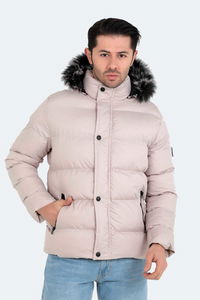 Slazenger - Slazenger NORTHEM IN Erkek Taş Gri Mont & Kaban