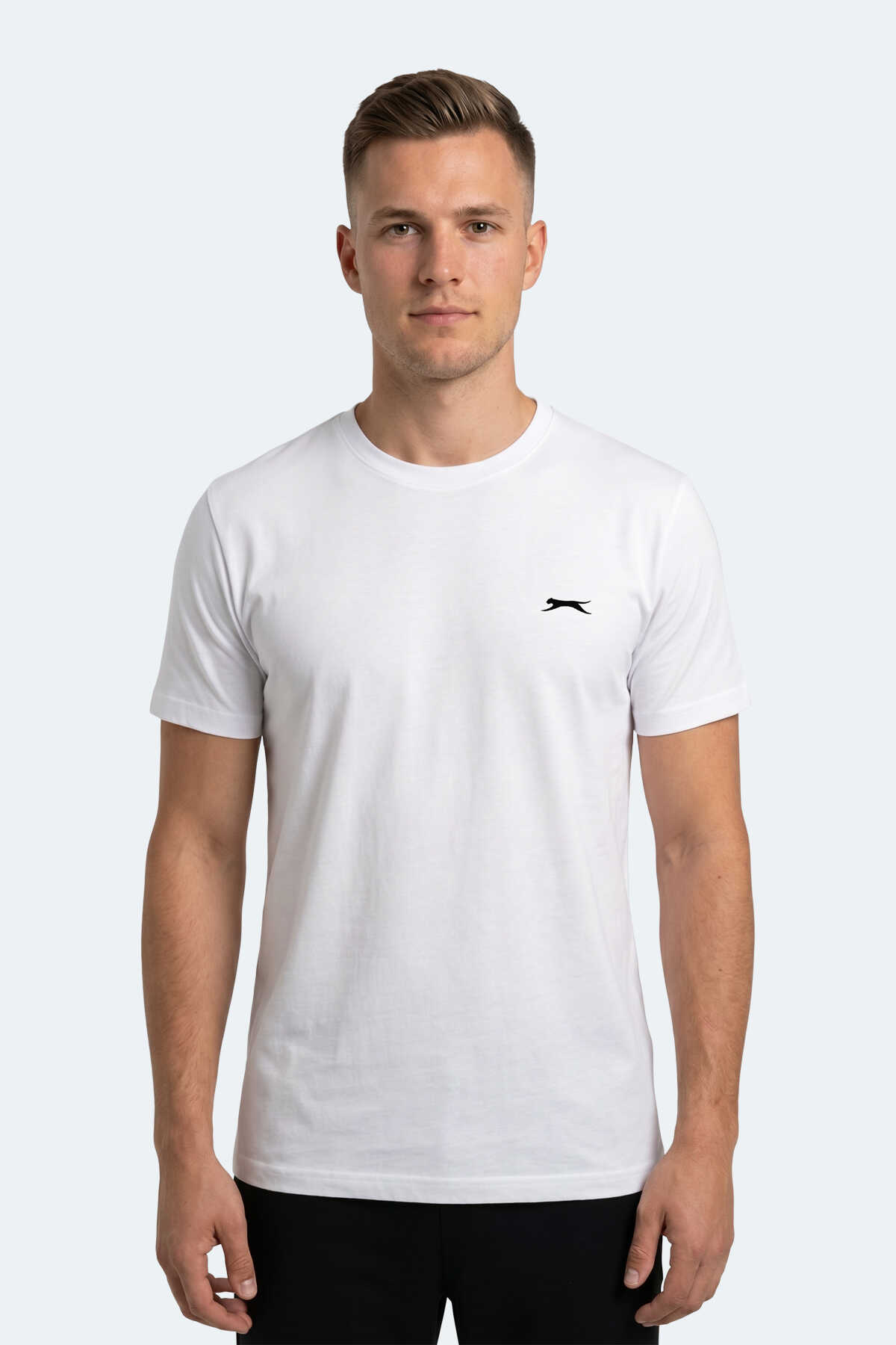 Slazenger - Slazenger NOTRON I Erkek Beyaz Tişört
