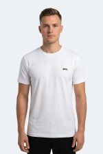 Slazenger - Slazenger NOTRON I Erkek Beyaz Tişört