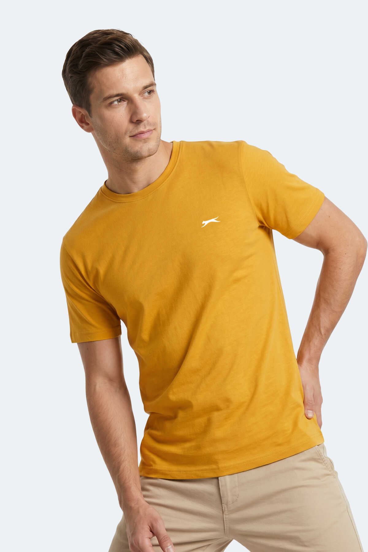 Slazenger NOTRON I Erkek Beyaz - Turuncu - Sarı - Pembe - Turkuaz Tişört - 3
