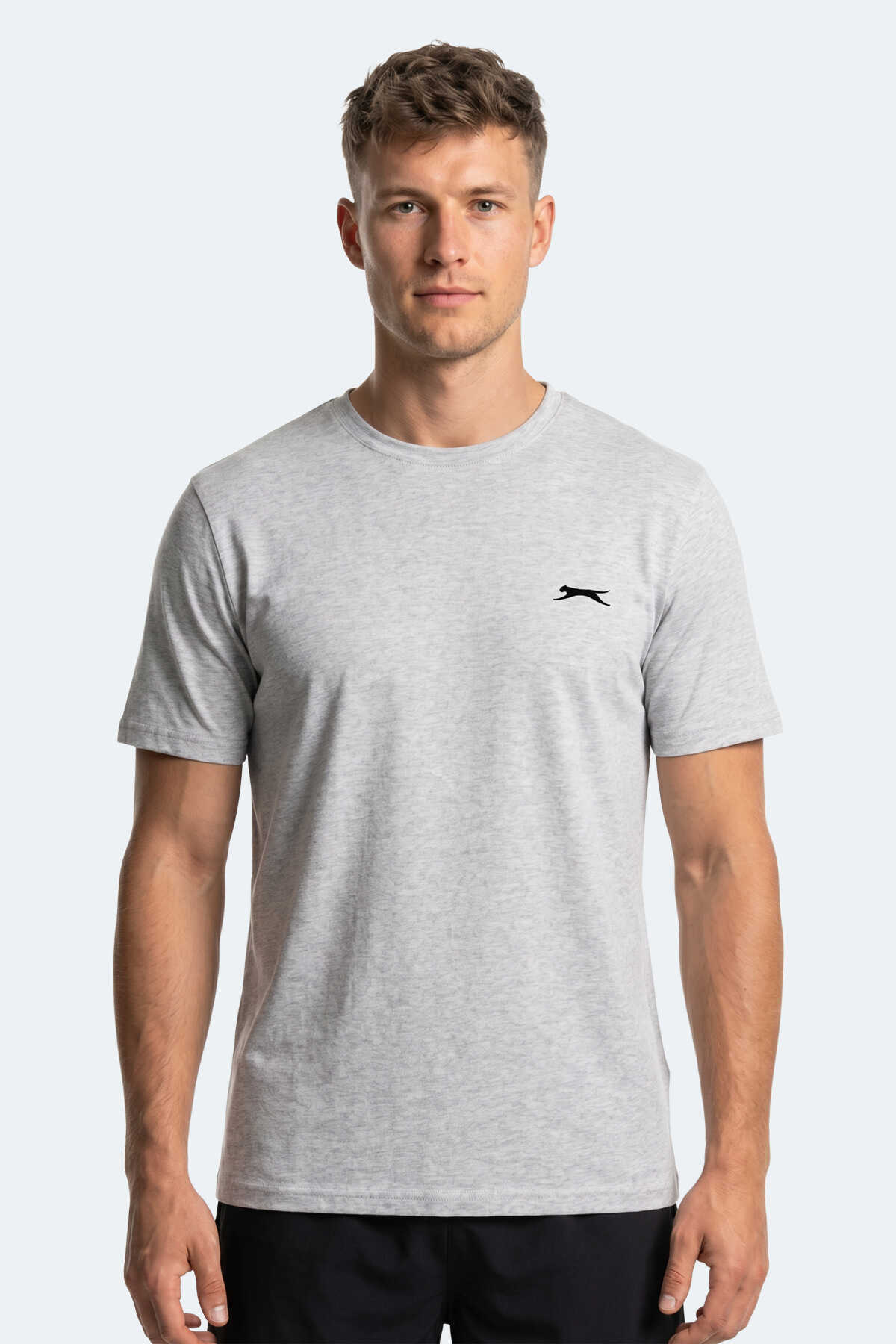 Slazenger - Slazenger NOTRON I Erkek Gri Tişört