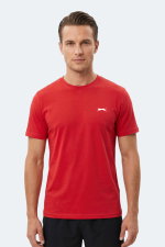 Slazenger - Slazenger NOTRON I Erkek Kırmızı Tişört