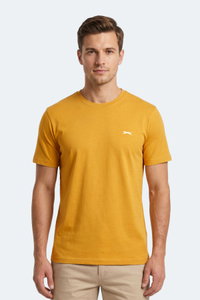 Slazenger - Slazenger NOTRON I Erkek Sarı Tişört