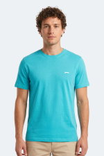 Slazenger - Slazenger NOTRON I Erkek Turkuaz Tişört