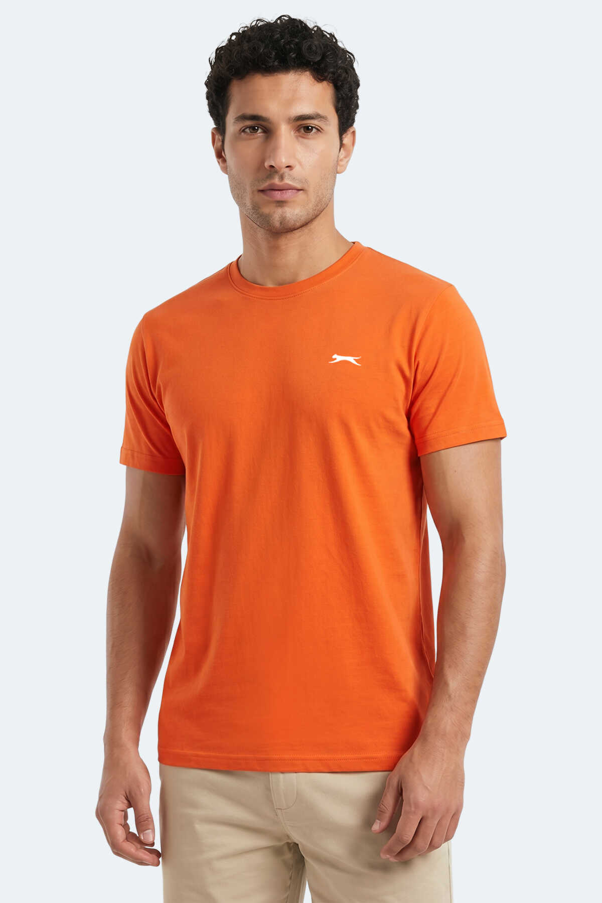 Slazenger - Slazenger NOTRON I Erkek Turuncu Tişört