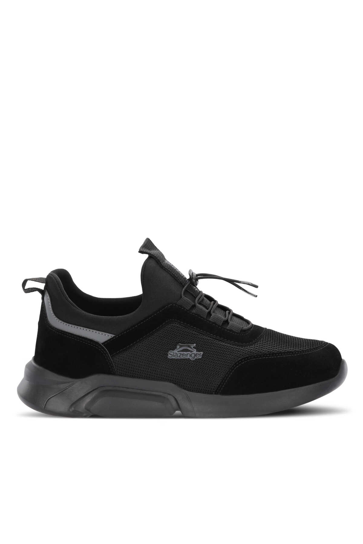 Slazenger - Slazenger OBINA Erkek Günlük Ayakkabı Siyah / Siyah