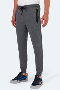Slazenger - Slazenger OCCUR IN Erkek Fermuar Cepli Koyu Gri Eşofman Altı