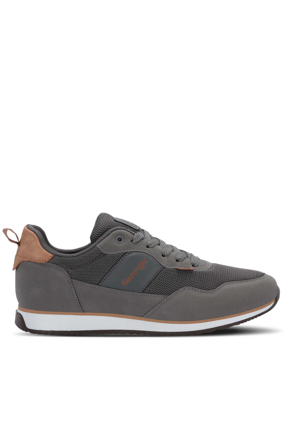 Slazenger - Slazenger OCUNTY Erkek Koyu Gri Günlük Spor Ayakkabısı