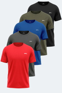 Slazenger - Slazenger ODALIS 5 Lİ SET Erkek Tişört