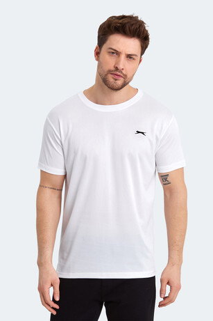 Slazenger ODALIS I Erkek  Beyaz Tişört 
