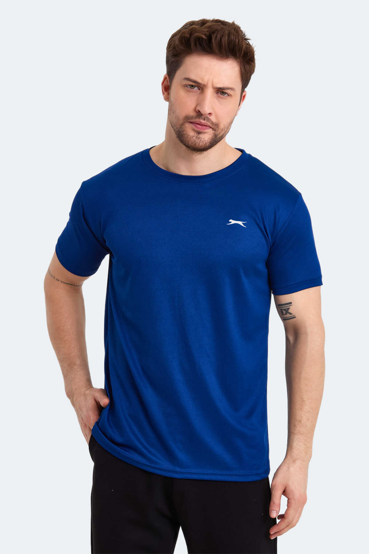 Slazenger - Slazenger ODALIS I Erkek Kısa Kol T-Shirt Lacivert