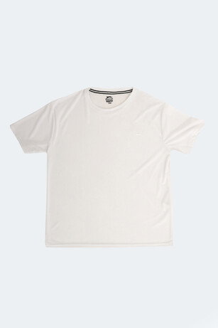 Slazenger ODALIS IN Büyük Beden Erkek Beyaz Tişört