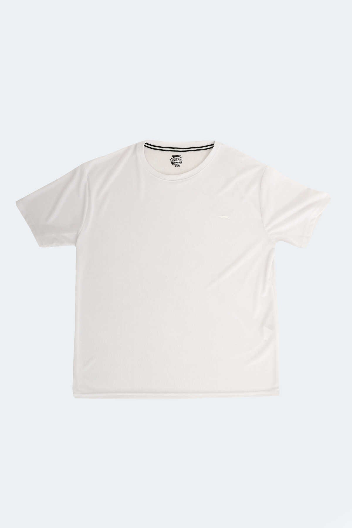 Slazenger - Slazenger ODALIS Büyük Beden Erkek Kısa Kollu T-Shirt Beyaz