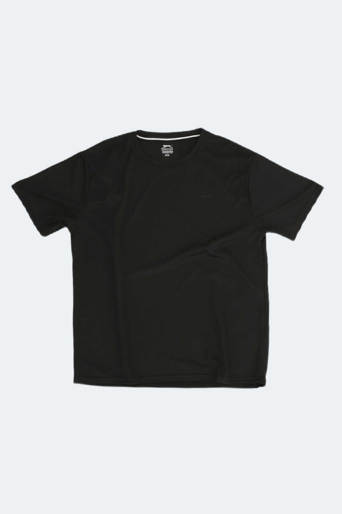 Slazenger - Slazenger ODALIS IN Büyük Beden Erkek Siyah Tişört