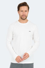 Slazenger - Slazenger ODIN I Erkek Beyaz Tişört