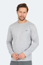 Slazenger - Slazenger ODIN I Erkek Gri Tişört