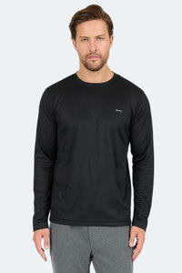 Slazenger - Slazenger ODIN I Erkek Siyah Tişört