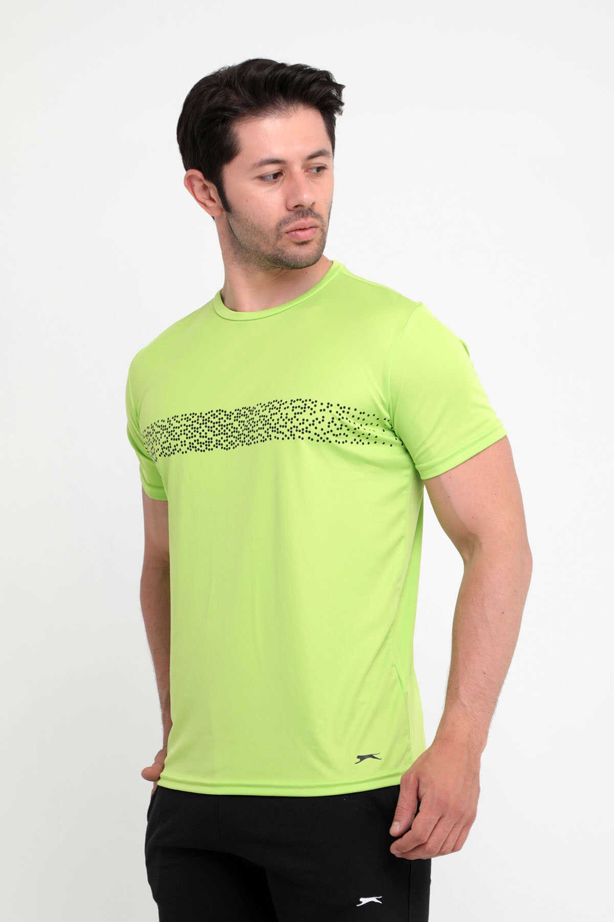 Slazenger - Slazenger ODRAN Erkek T-Shirt Yeşil