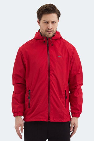 Slazenger OFANS Erkek Kırmızı Yağmurluk