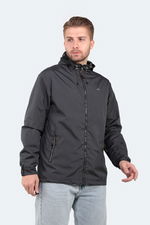 Slazenger - Slazenger OFANS Erkek Koyu Gri Yağmurluk Slazenger - Slazenger OFANS Erkek Koyu Gri Yağmurluk