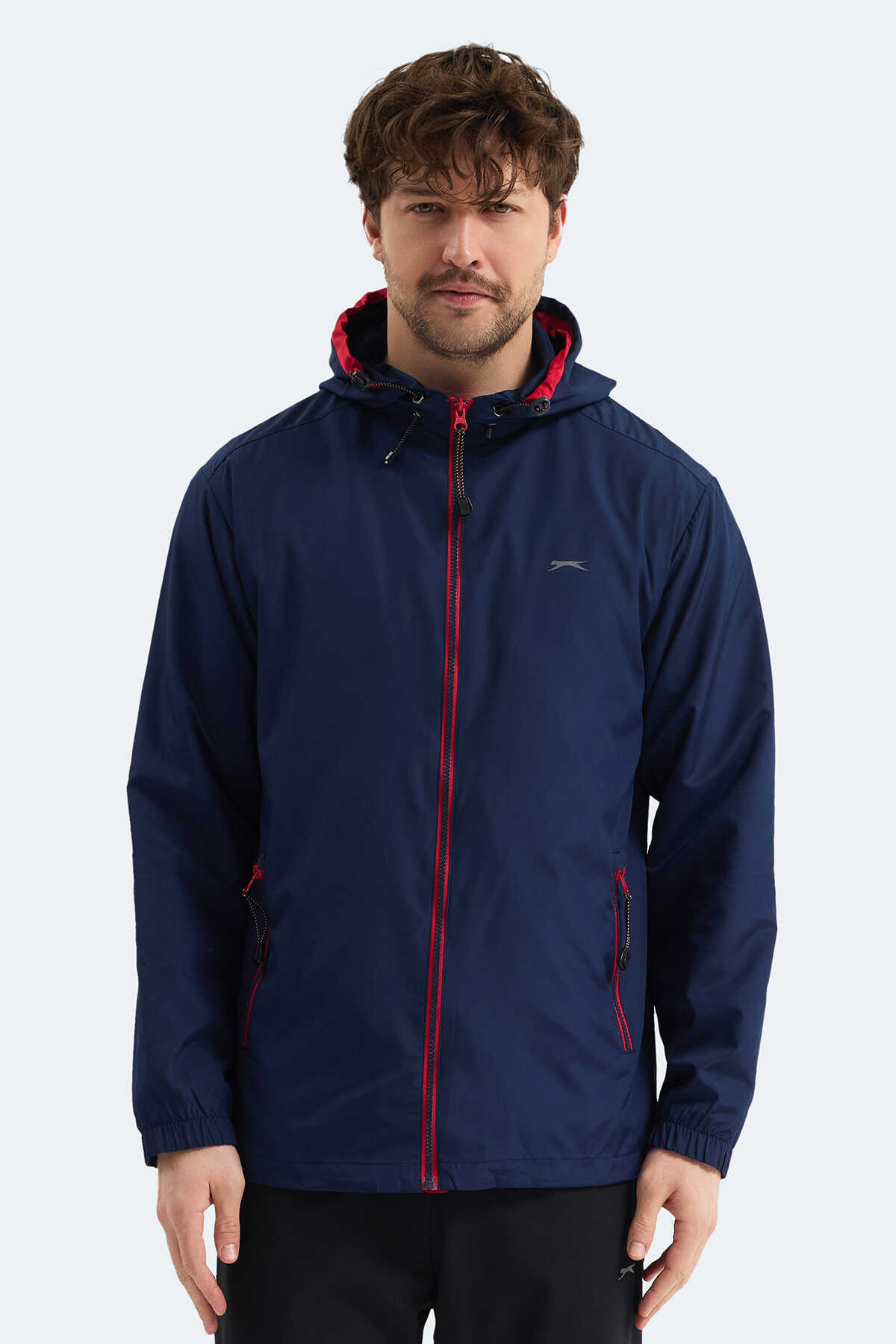 Slazenger - Slazenger OFANS Erkek Lacivert Yağmurluk