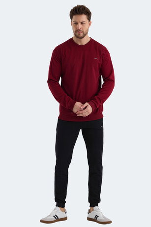 Slazenger OFFENDER KTN Erkek Cepli Bordo Eşofman Takımı 