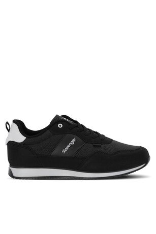 Slazenger OFFENSE Erkek Siyah / Beyaz Günlük Spor Ayakkabısı