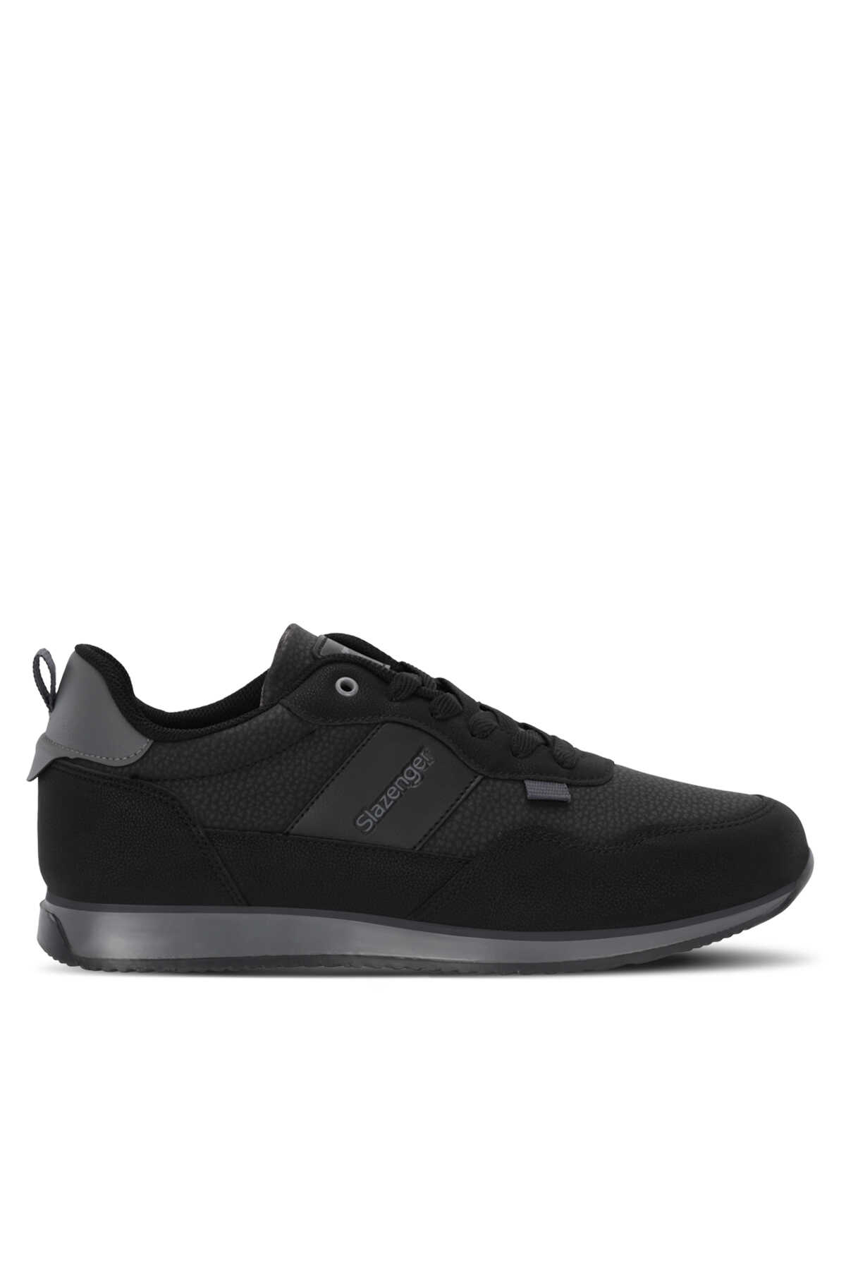 Slazenger - Slazenger OFFENSE Erkek Günlük Ayakkabı Siyah / Koyu Gri