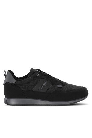 Slazenger OFFENSE Erkek Siyah / Koyu Gri Günlük Spor Ayakkabısı