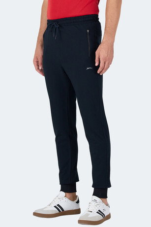 Slazenger OGNEN I Erkek Fermuar Cepli Lacivert Eşofman Altı 