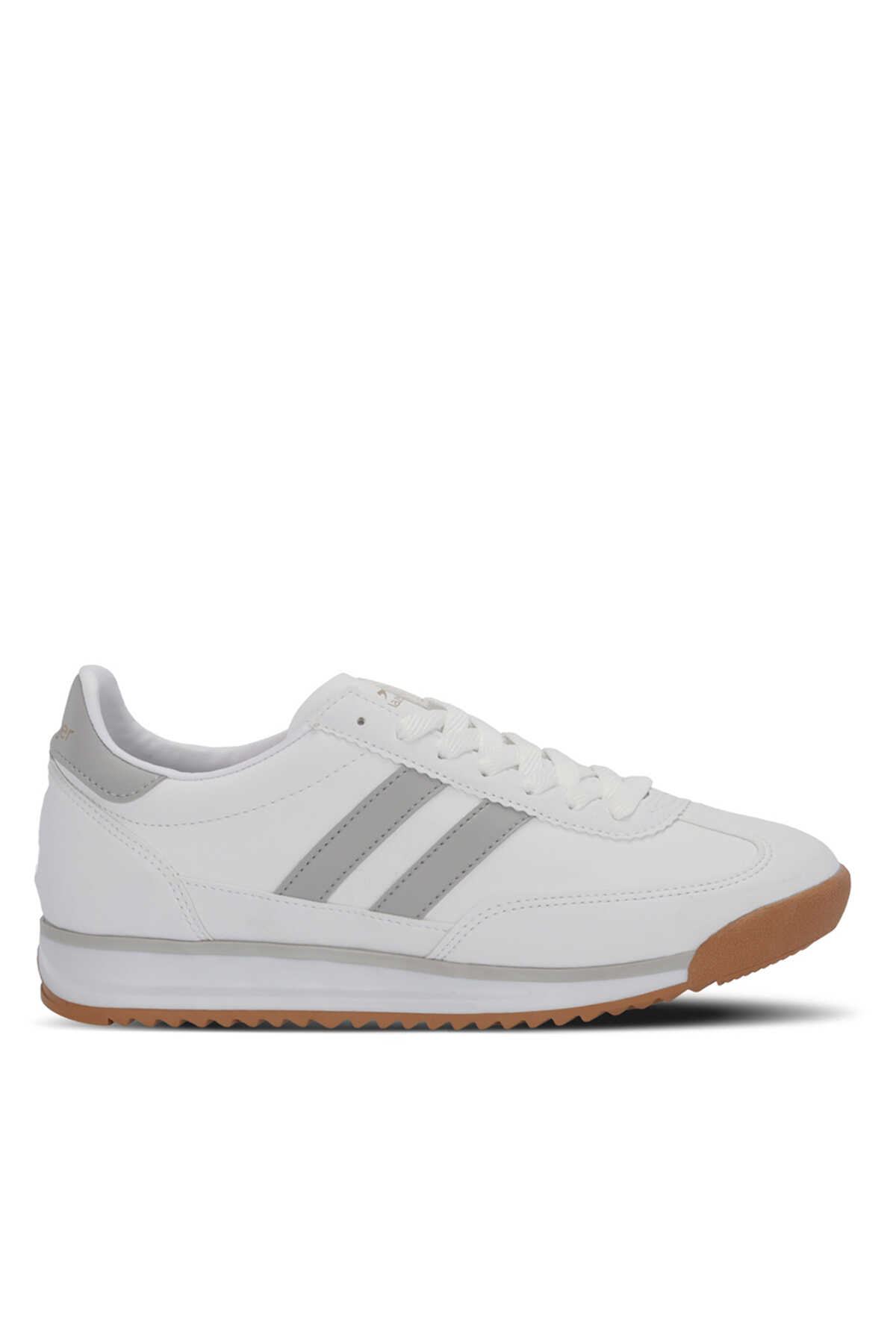 Slazenger - Slazenger OKLAHOMA Erkek Beyaz / Gri Günlük Spor Ayakkabısı