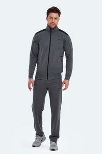 Slazenger - Slazenger OKRAN IN Erkek Fermuarlı Dik Yaka Cepli Antrasit Eşofman Takımı Slazenger - Slazenger OKRAN IN Erkek Fermuarlı Dik Yaka Cepli Antrasit Eşofman Takımı