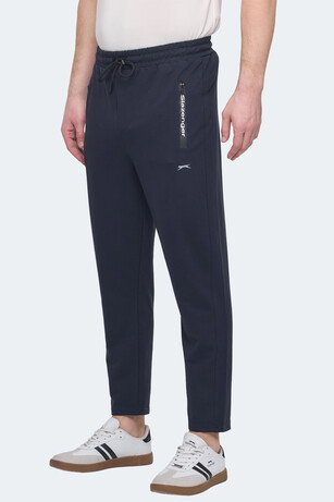 Slazenger OLI IN Erkek Fermuar Cepli Lacivert Eşofman Altı 