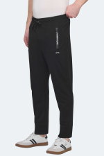 Slazenger - Slazenger OLI IN Erkek Fermuar Cepli Siyah Eşofman Altı