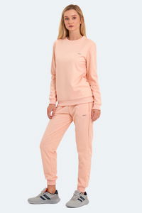 Slazenger - Slazenger OLINDA Kadın Cepli Pudra Eşofman Takımı Slazenger - Slazenger OLINDA Kadın Cepli Pudra Eşofman Takımı