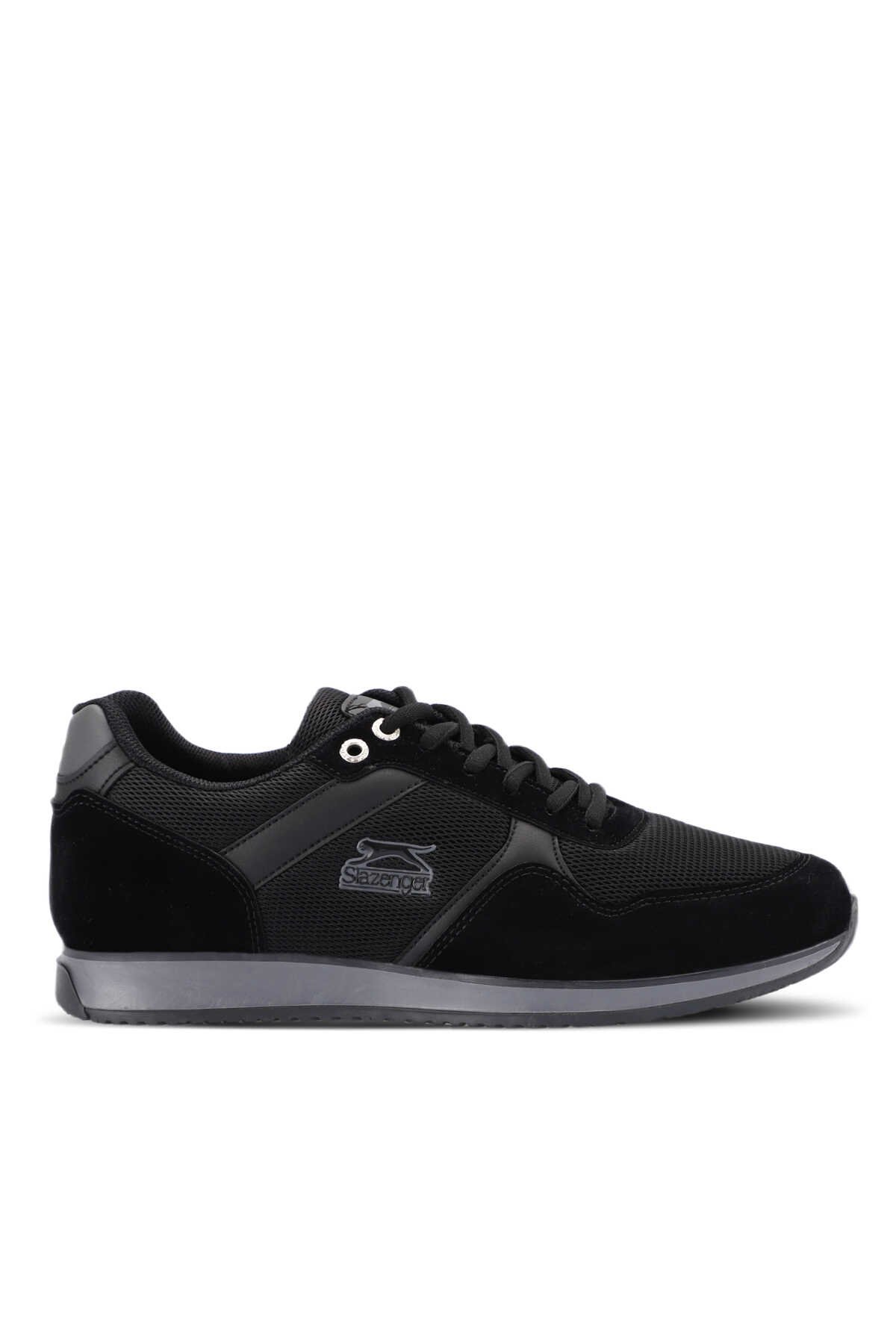 Slazenger - Slazenger OLIVIERA I Sneaker Erkek Ayakkabı Siyah / Siyah