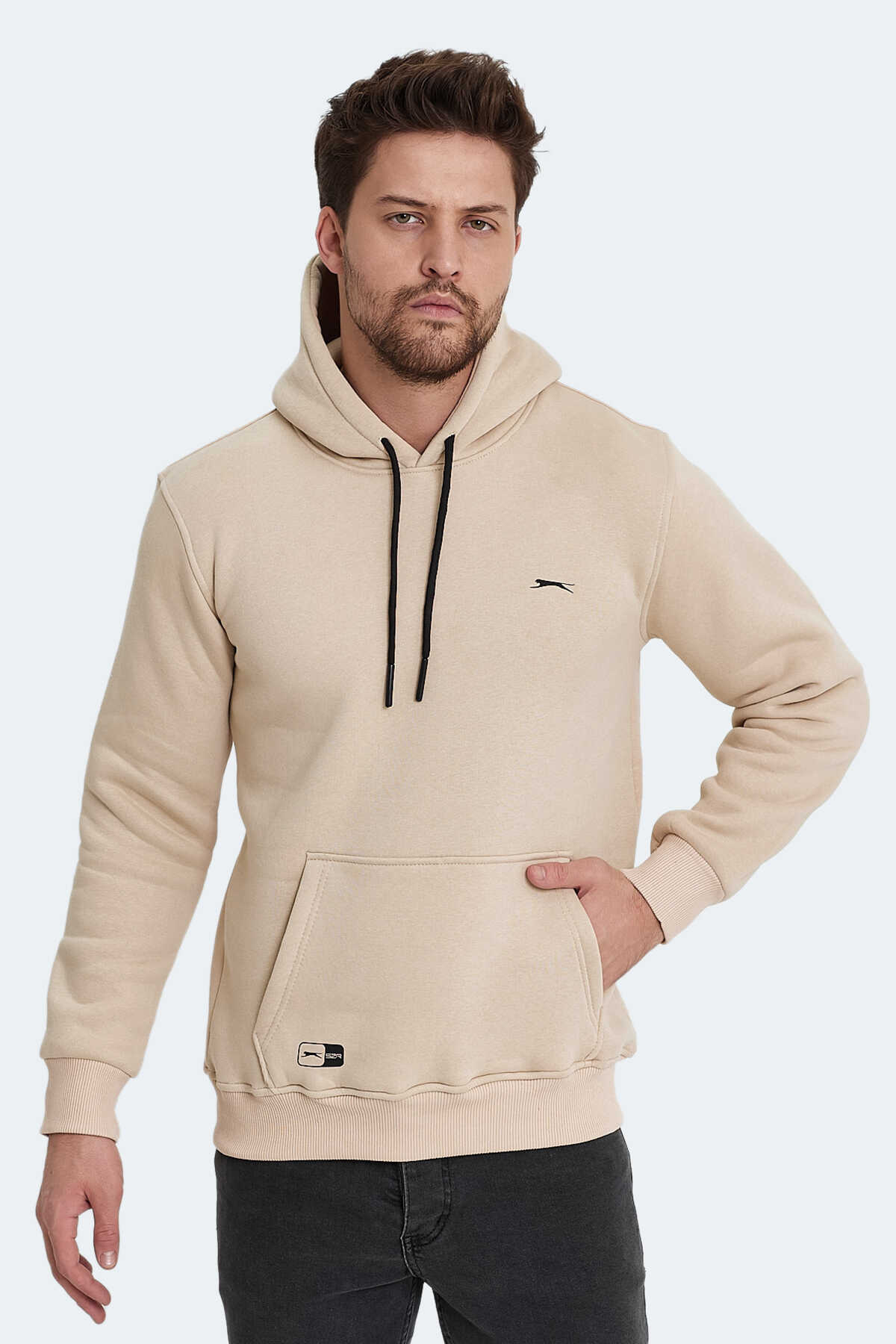 Slazenger - Slazenger OLTA Erkek Sweatshirt Bej