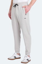 Slazenger - Slazenger OLUFTEN I Erkek Cepli Taş Gri Eşofman Altı