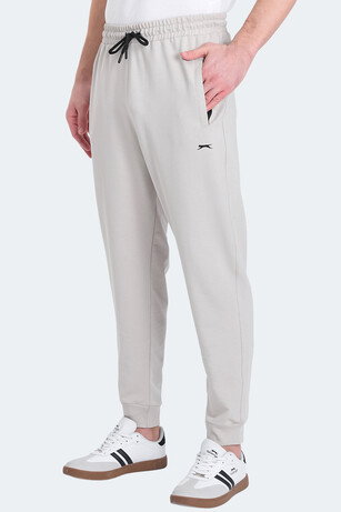Slazenger OLUFTEN I Erkek Cepli Taş Gri Eşofman Altı 