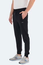 Slazenger - Slazenger OLYMPIC IN Erkek Cepli Siyah Eşofman Altı Slazenger - Slazenger OLYMPIC IN Erkek Cepli Siyah Eşofman Altı