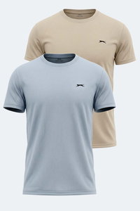 Slazenger - Slazenger OMAR KTN 2 Lİ SET Erkek Tişört