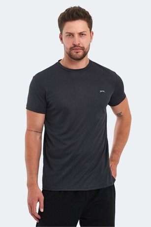 Slazenger OMAR Erkek Koyu Gri Tişört