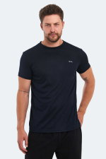 Slazenger - Slazenger OMAR KTN Erkek Lacivert Tişört