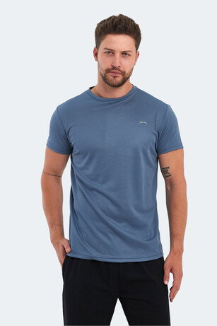 Slazenger OMAR Erkek Indigo Tişört