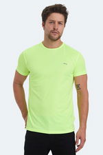 Slazenger - Slazenger OMAR KTN Erkek Neon Sarı Tişört Slazenger - Slazenger OMAR KTN Erkek Neon Sarı Tişört