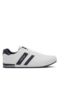Slazenger - Slazenger OMEGA IN Büyük Beden Erkek Beyaz / Lacivert Günlük Spor Ayakkabısı