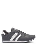 Slazenger - Slazenger OMEGA IN Erkek Koyu Gri / Beyaz Günlük Spor Ayakkabısı Slazenger - Slazenger OMEGA IN Erkek Koyu Gri / Beyaz Günlük Spor Ayakkabısı
