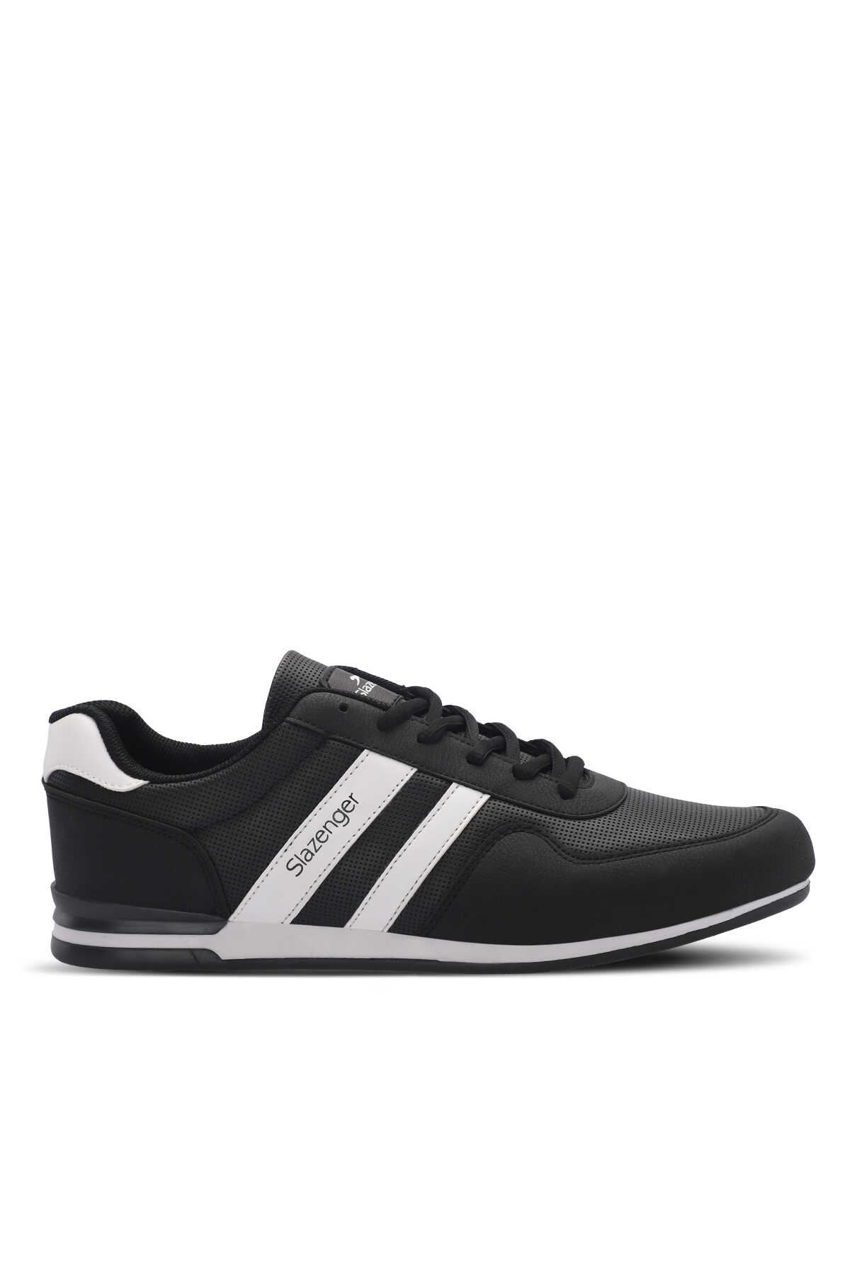Slazenger - Slazenger OMEGA IN Erkek Siyah / Beyaz Günlük Spor Ayakkabısı